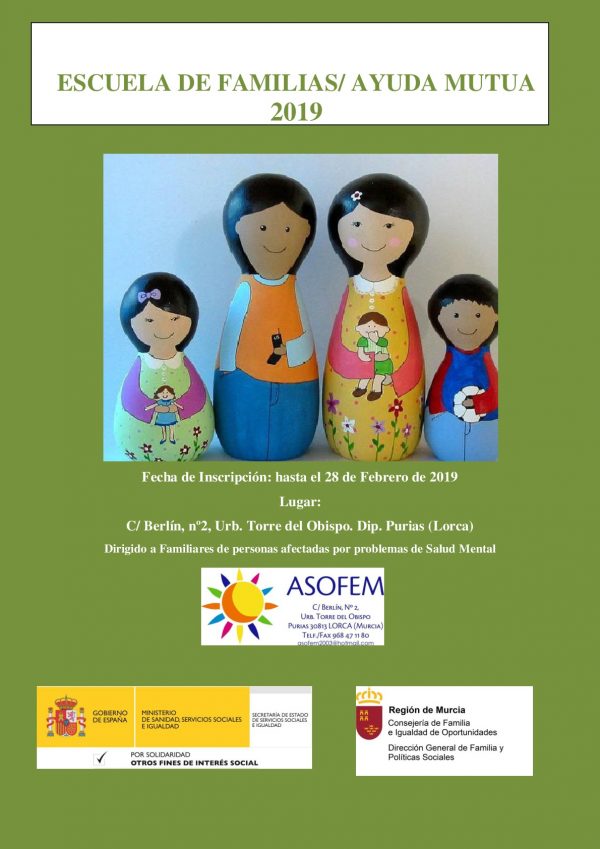ESCUELA DE FAMILIAS / AYUDA MUTUA 2019