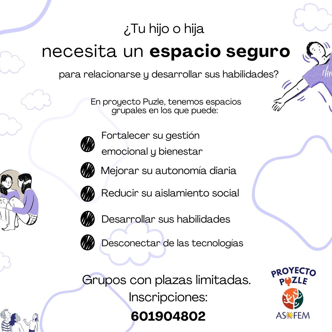 PROYECTO PUZLE: ESPACIOS GRUPALES PARA ADOLESCENTES Y JÓVENES